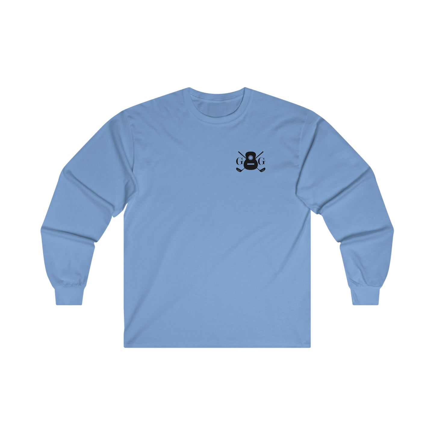 "G&G" Black Front/Logo Back on Your Color Choice Ultra Cotton Long Sleeve Tee