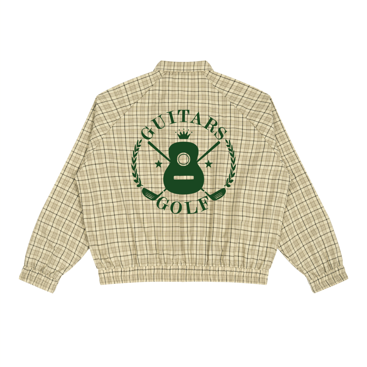 Unisex Plaid Full-Zip Track Jacket