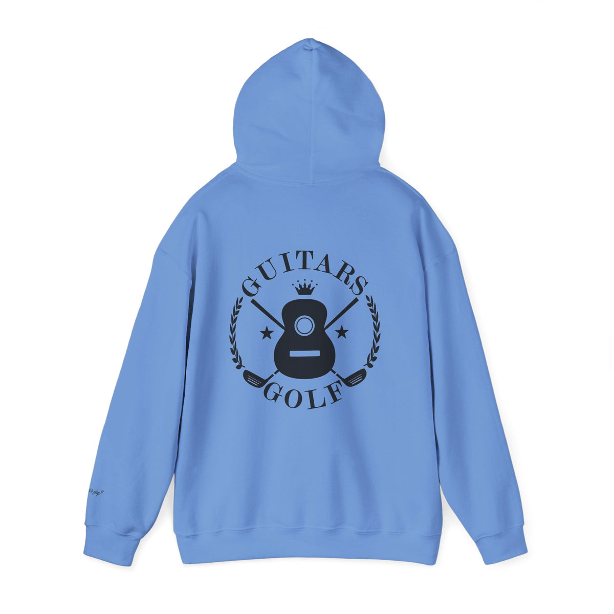 "guitars&golf" White Logo Heavy Blend™ Hooded Sweatshirt
