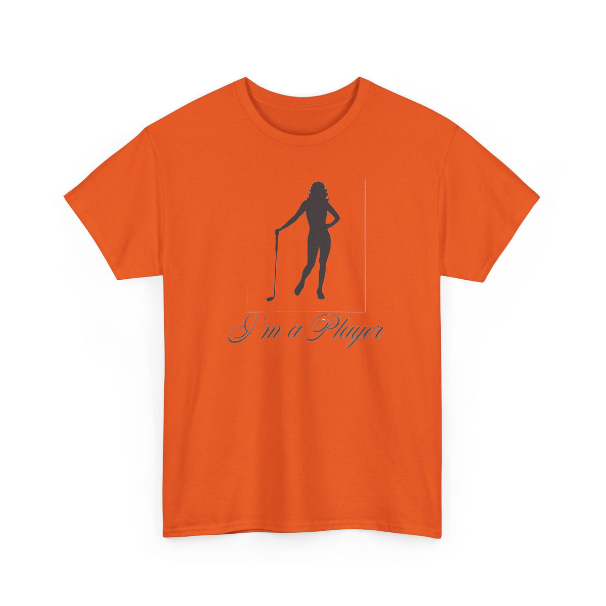 All Cotton "I'm a Player" golf girl Black Logo