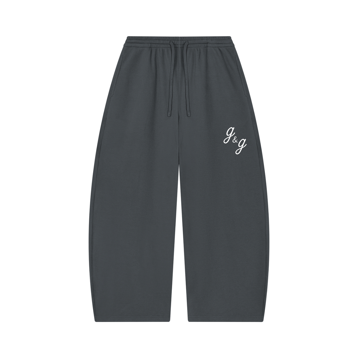 "Home Pants" g&g Waffle Barrel Sweat Pants