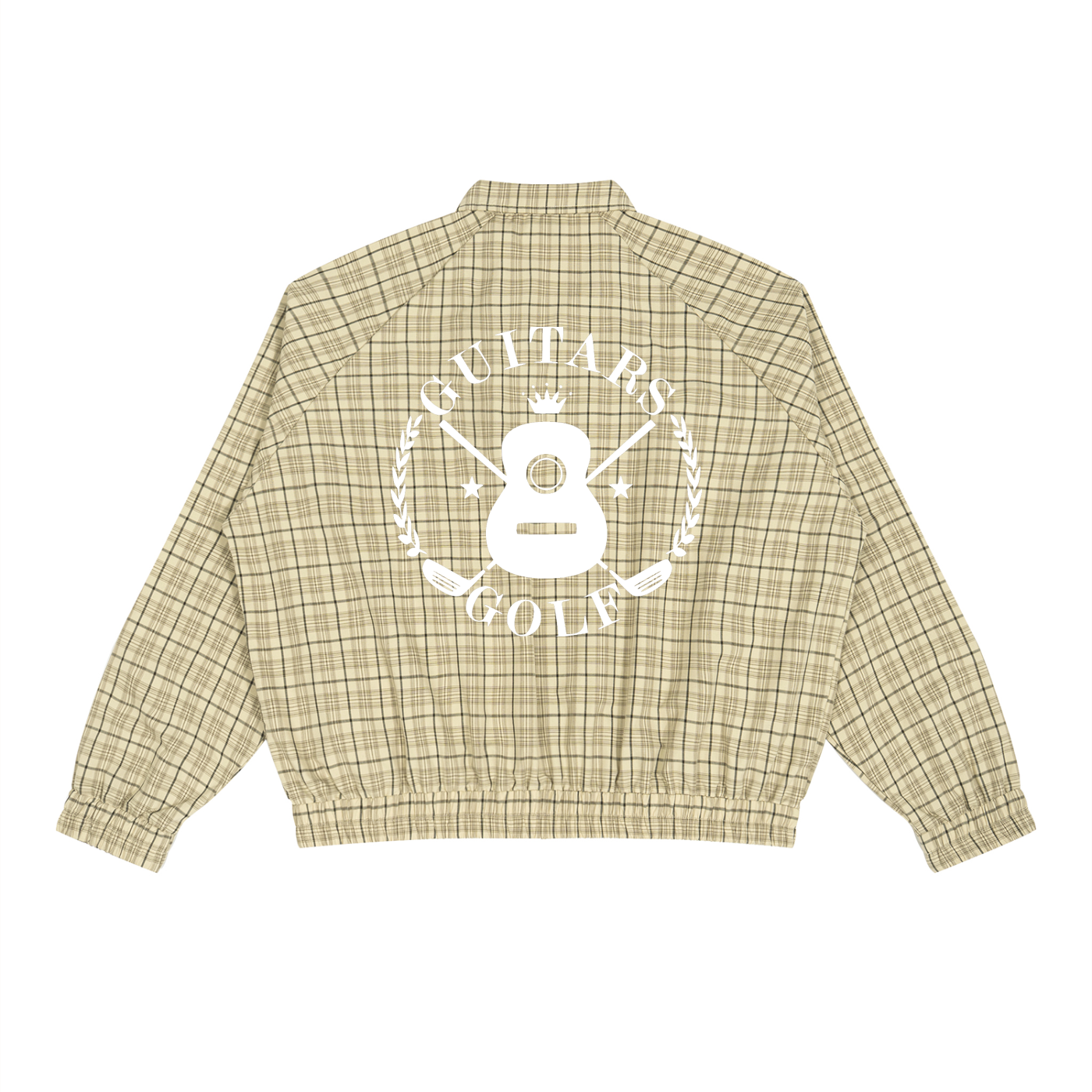 Unisex Plaid Full-Zip Track Jacket