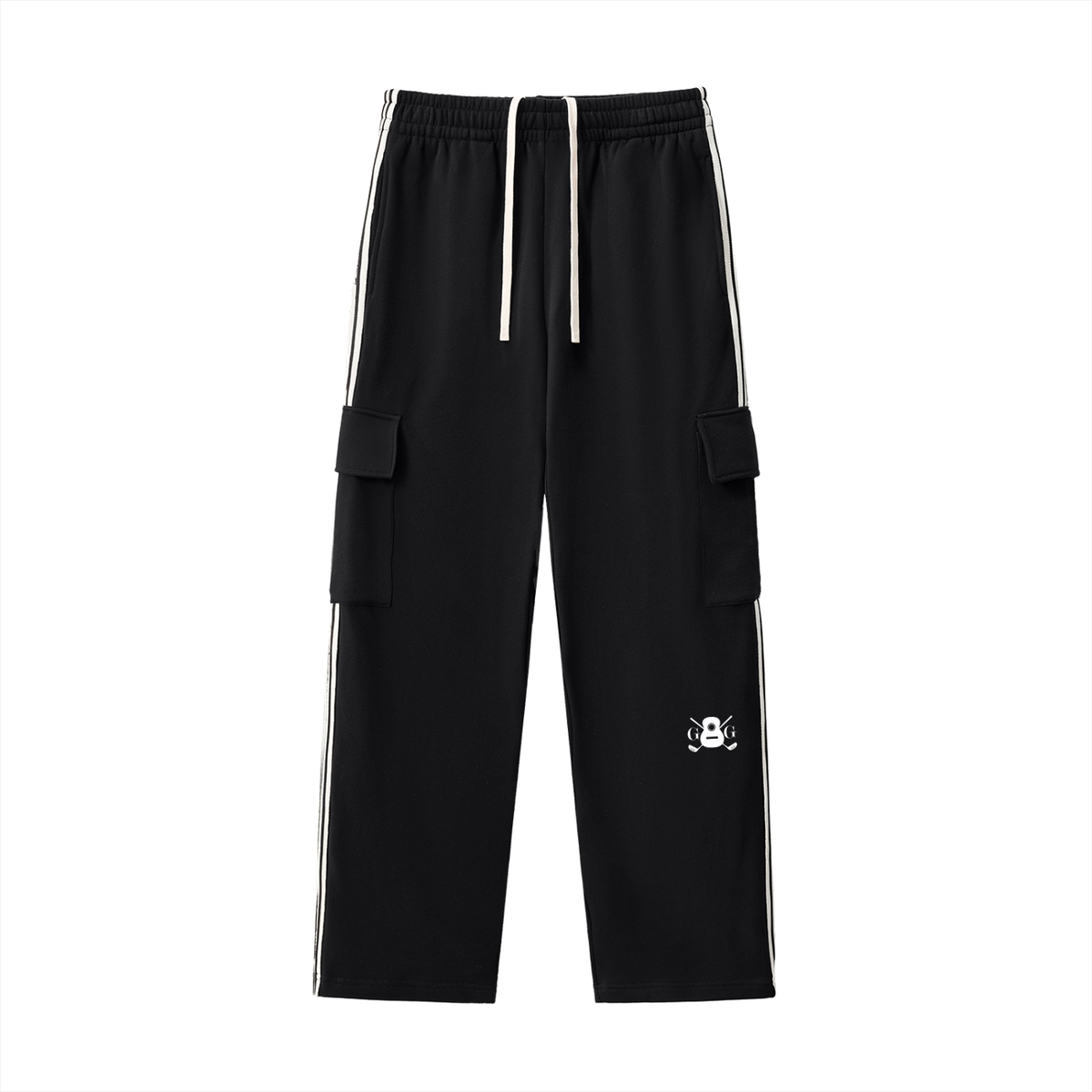 Side Stripe Straight-Leg Pants