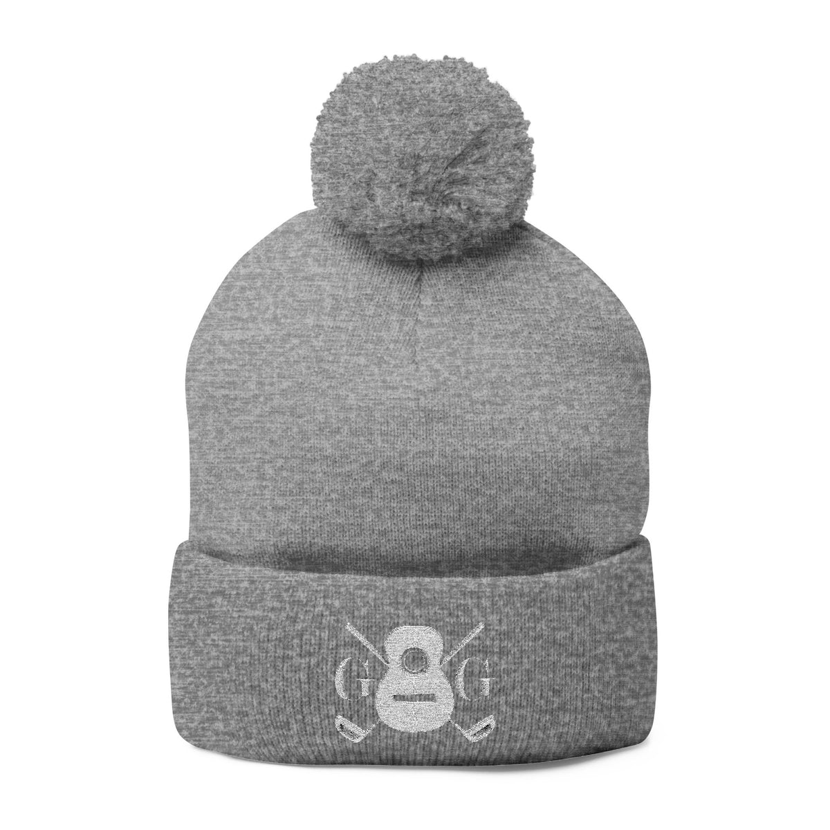 The "Ralphy" G&G Embroidered Pom-Pom Knit Cap
