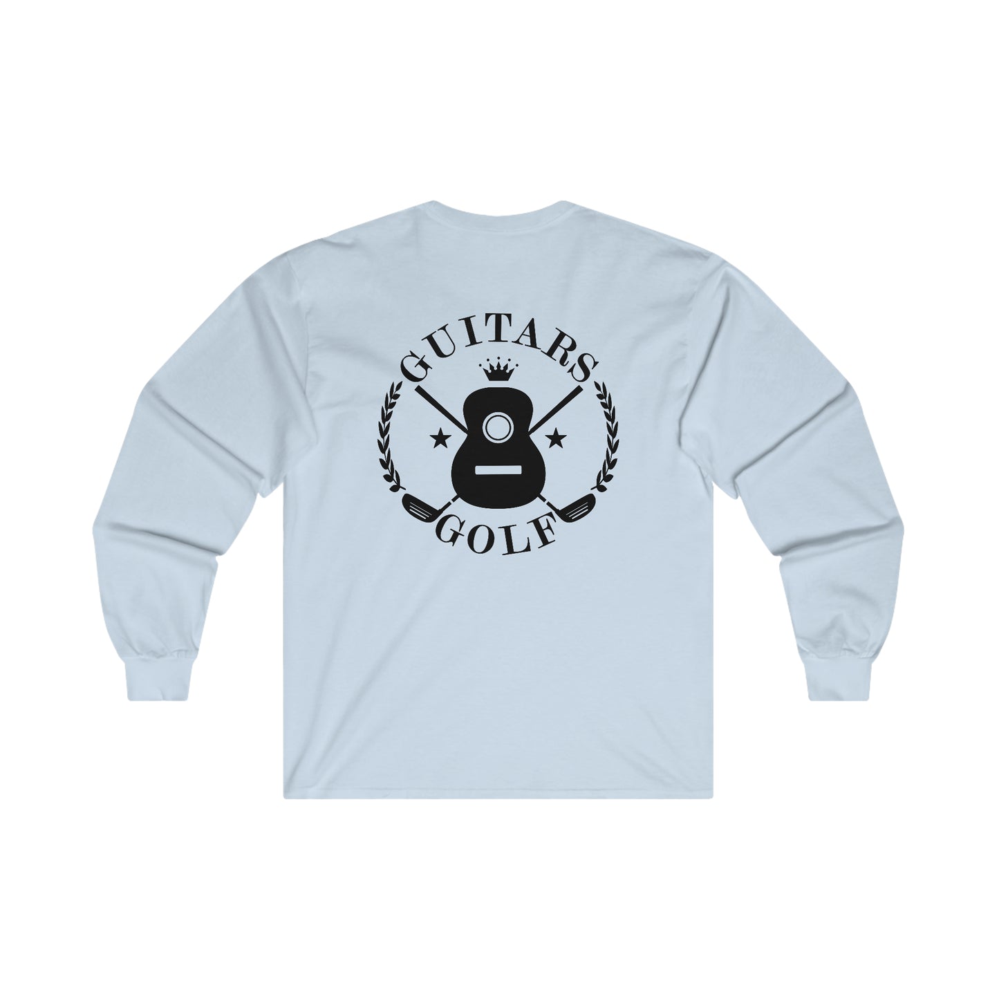 "G&G" Black Front/Logo Back on Your Color Choice Ultra Cotton Long Sleeve Tee