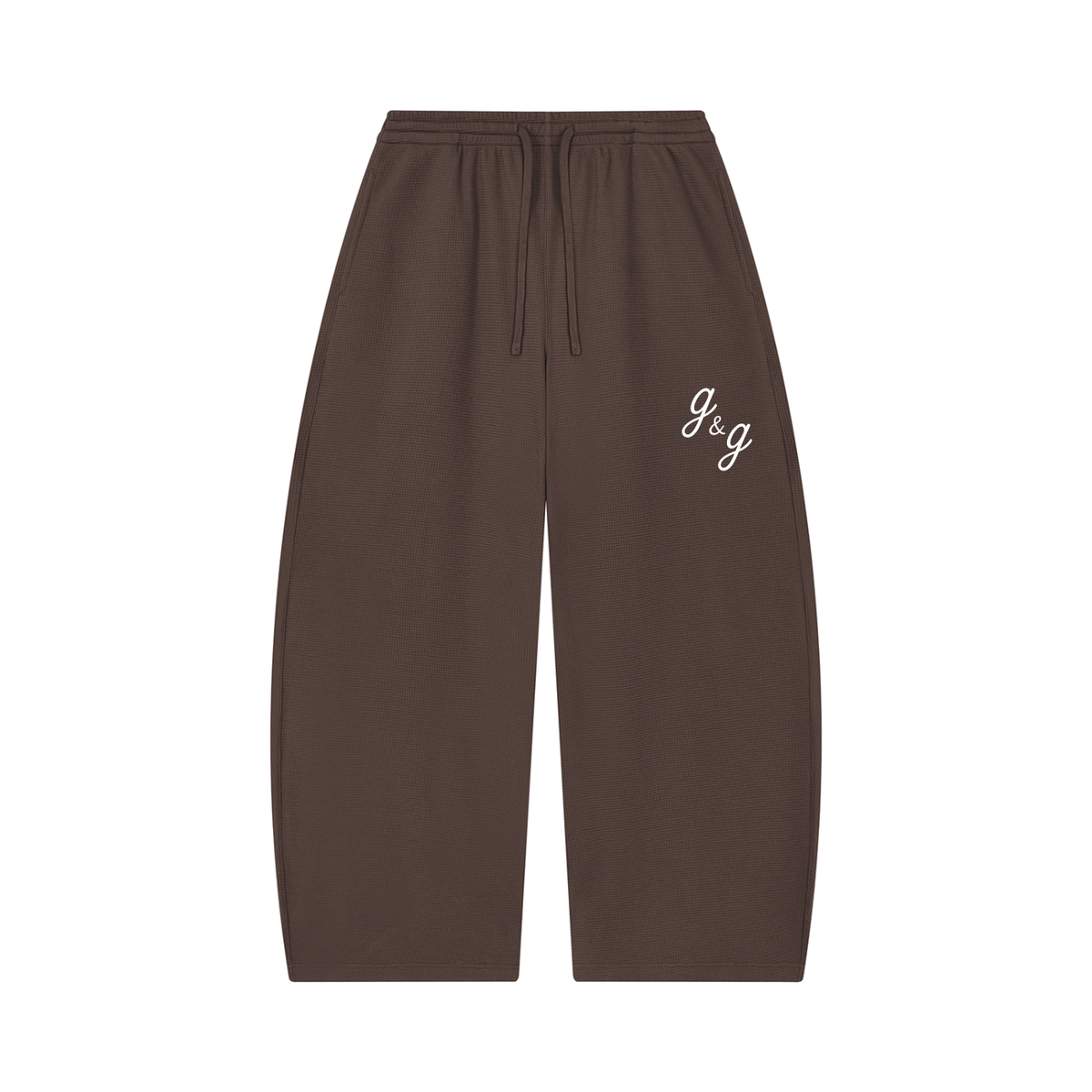 "Home Pants" g&g Waffle Barrel Sweat Pants