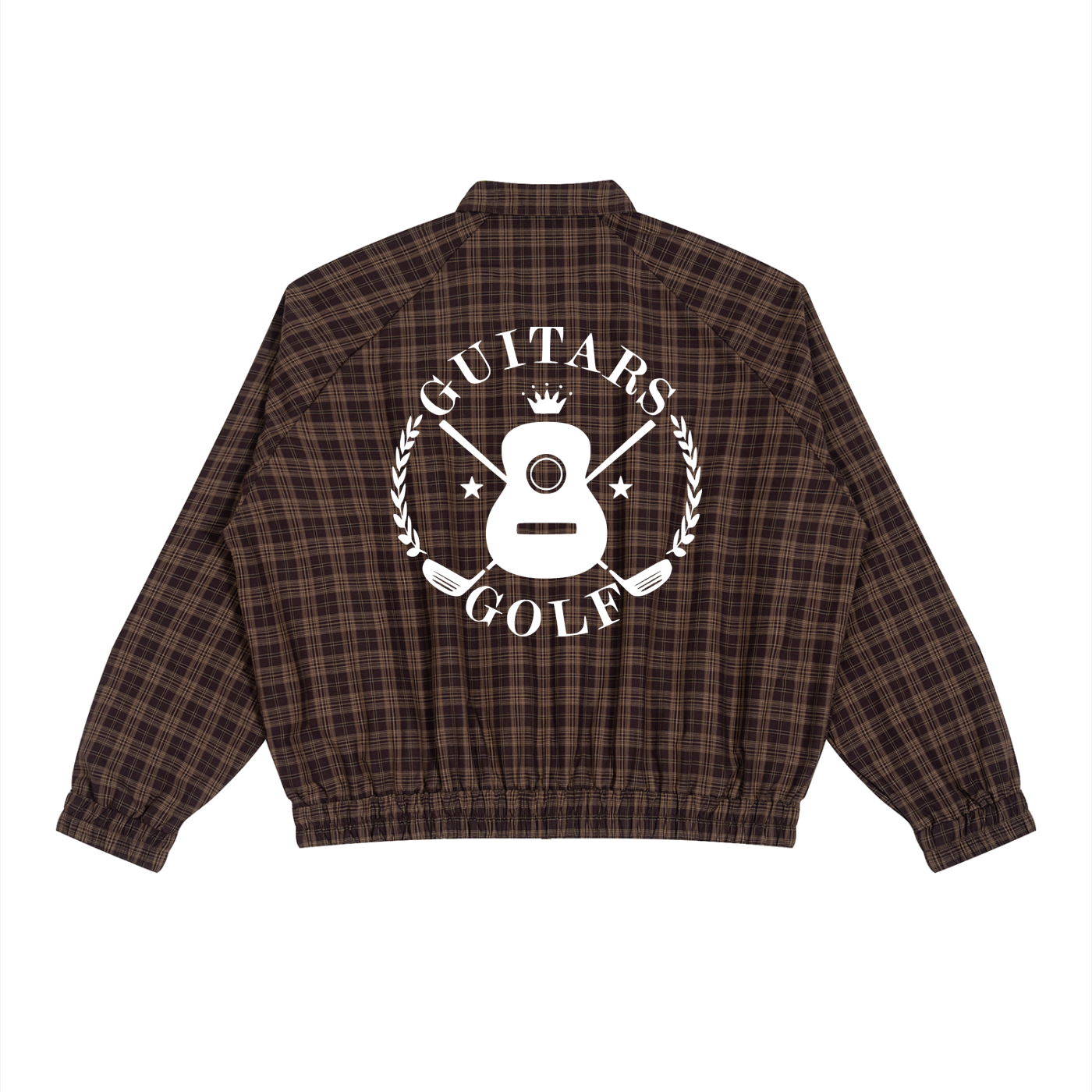 Unisex Plaid Full-Zip Track Jacket