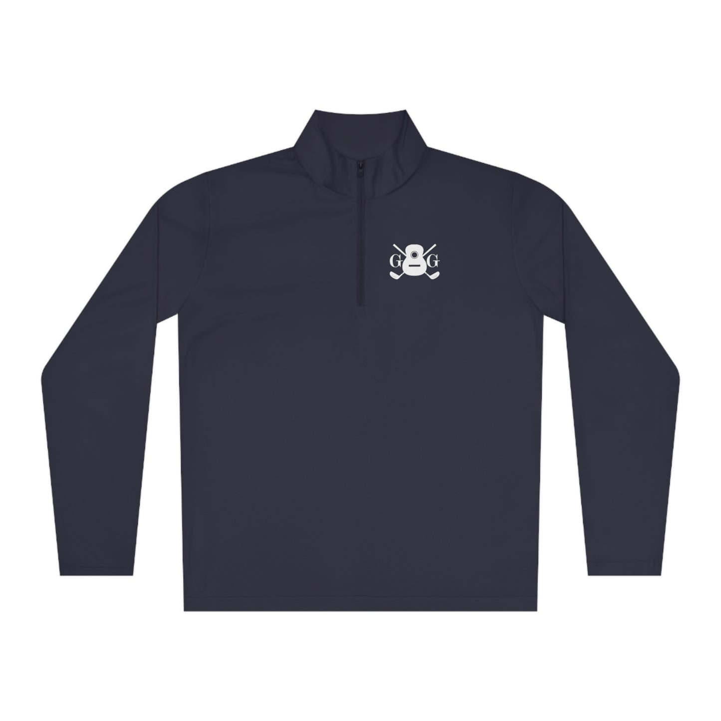 "GG" White Logo Unisex Quarter-Zip Sport-Tek Pullover