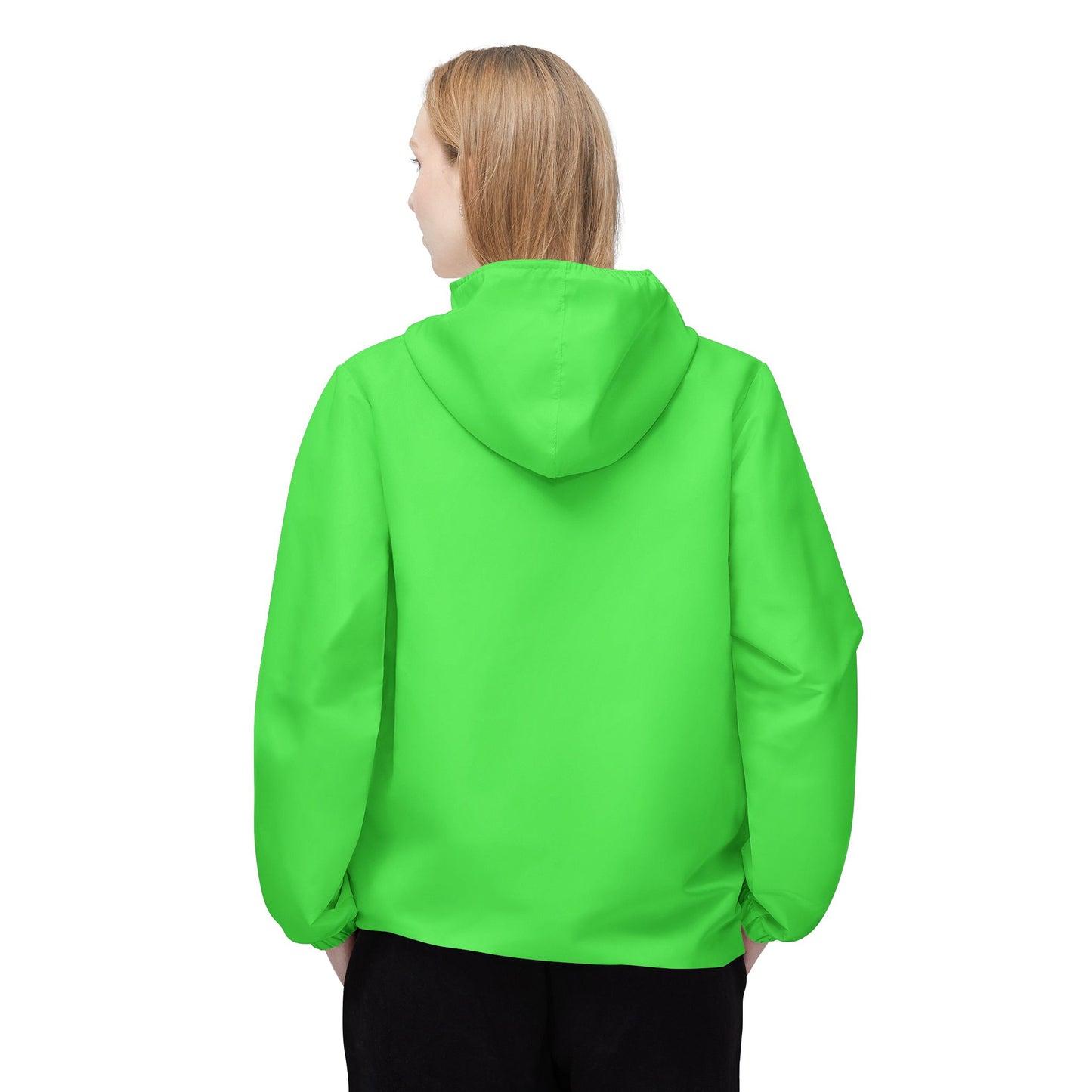 "Color Wheel" g&g Unisex Windbreaker Jacket in Green!