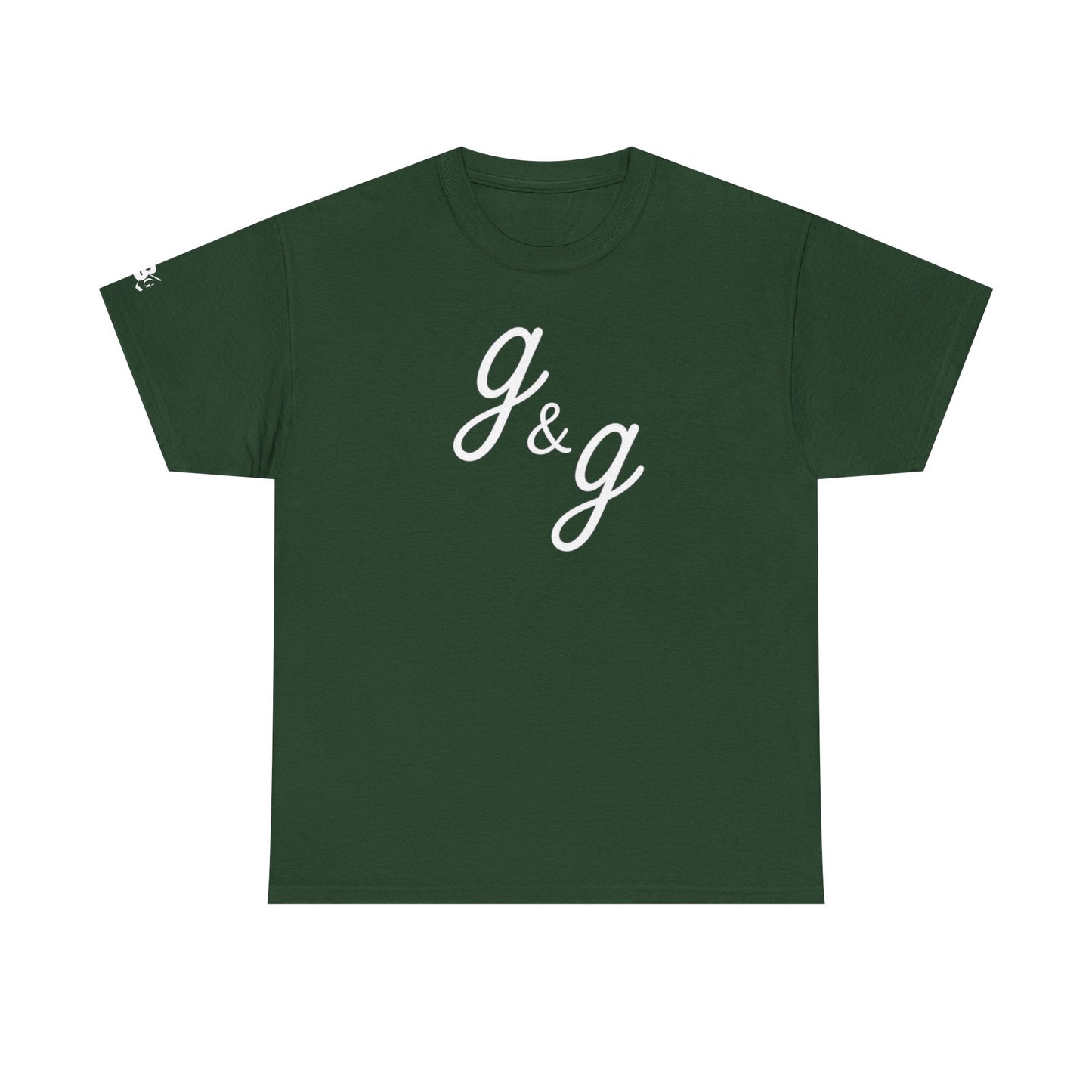 All Cotton g&g White Logo Plus Tee