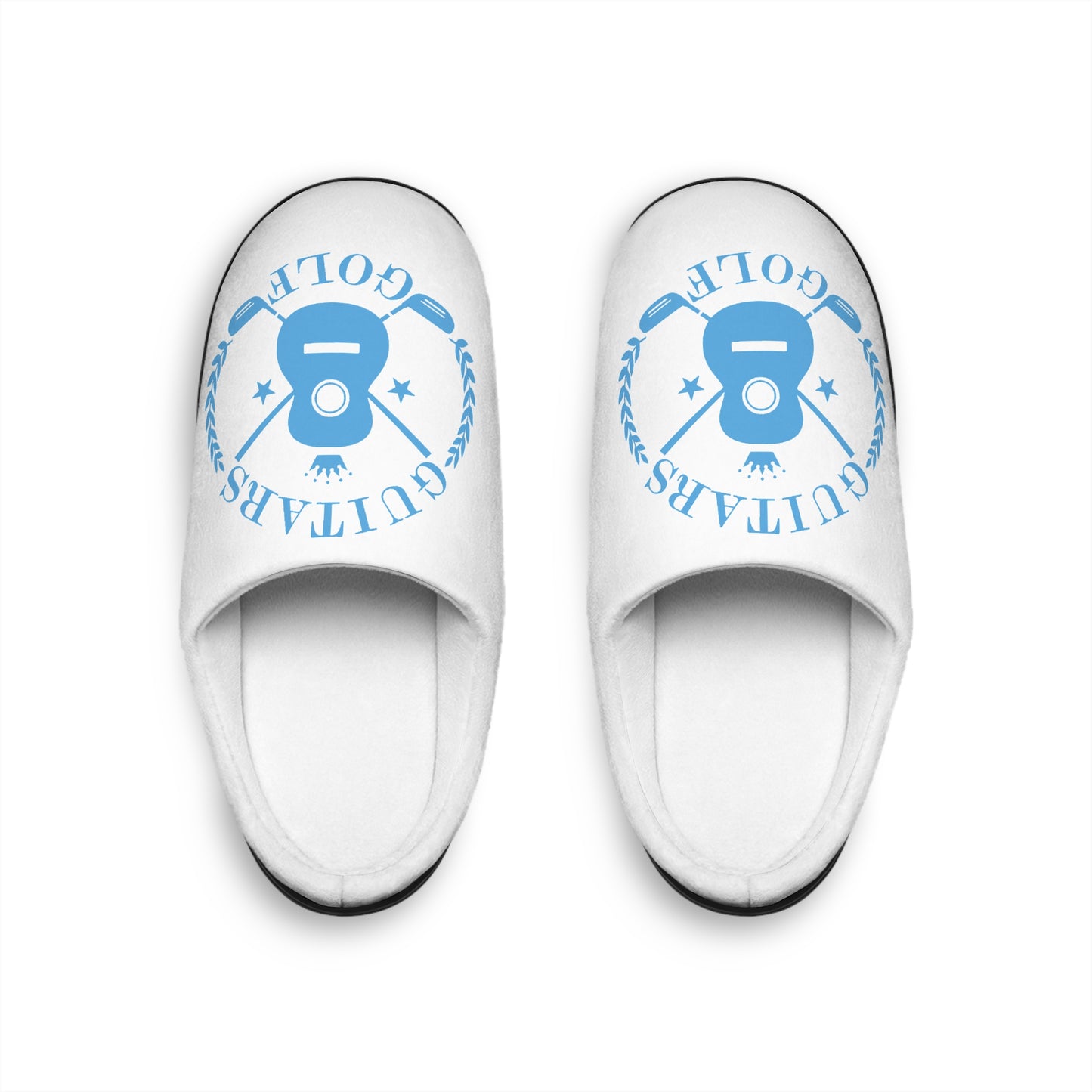Slip -n- Slide House Slippers White