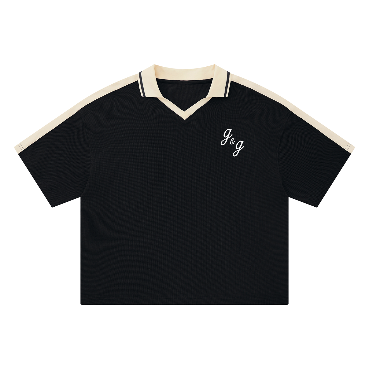 Unisex Color Block Polo Shirt