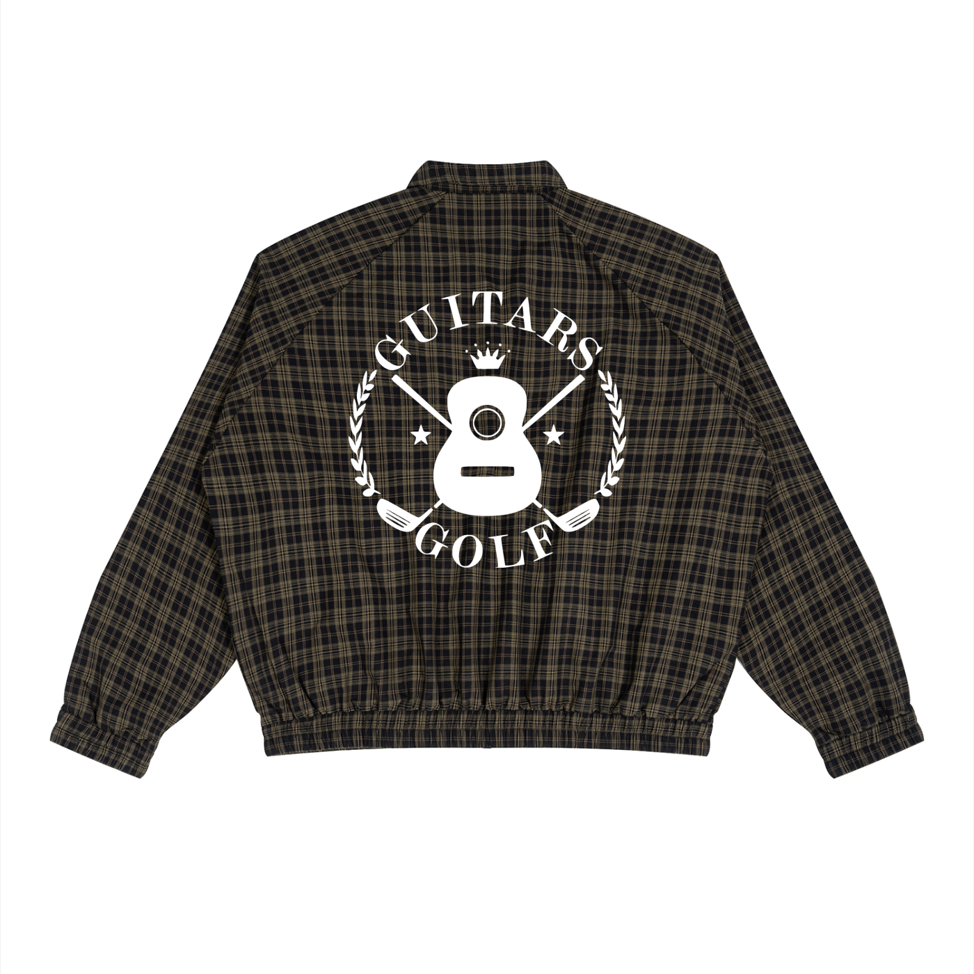 Unisex Plaid Full-Zip Track Jacket
