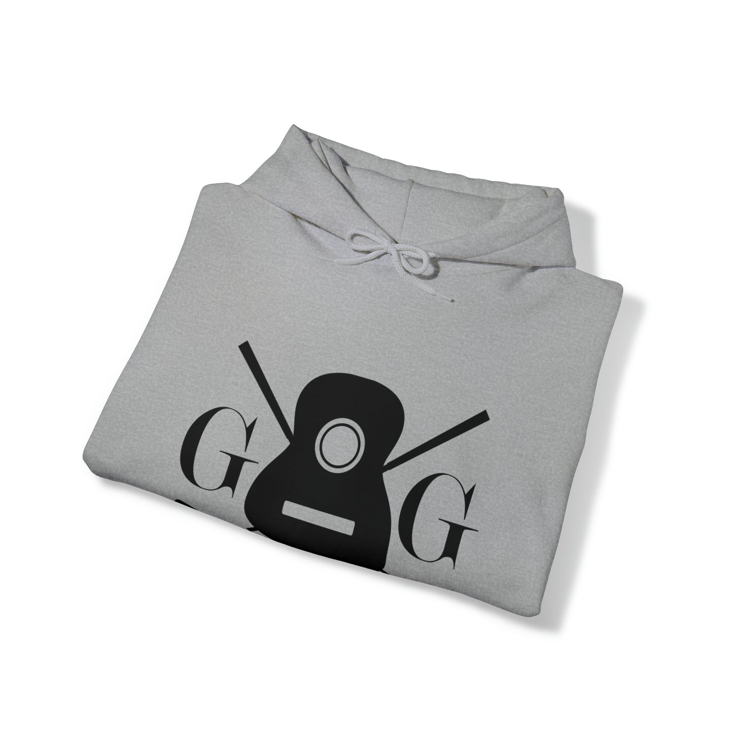 "GG" Logo Black on Your Color Choice Unisex Heavy Blend™ Hooded Sweatshirt