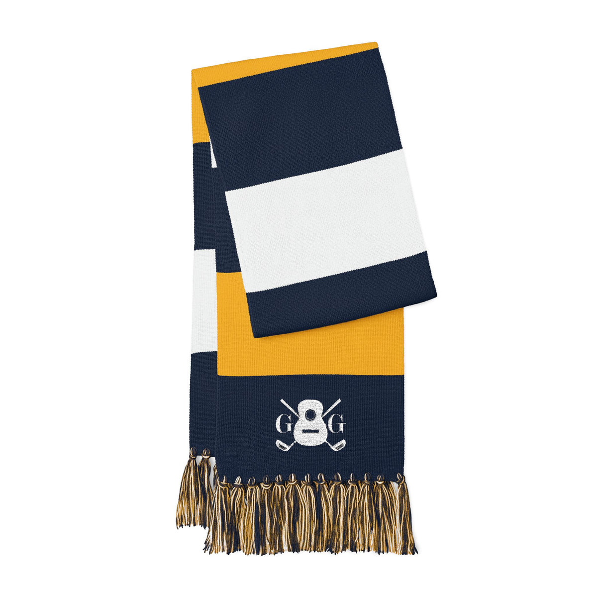 The "Ralphy" G&G Embroidered Knit Scarf