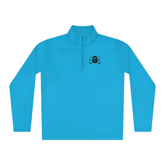 "GG" Black Logo Unisex Quarter-Zip Sport-Tek Pullover