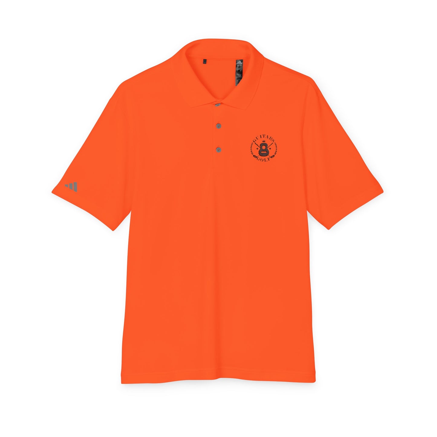 Adidas® & Guitars & Golf Logo Unisex Performance Polo Shirt