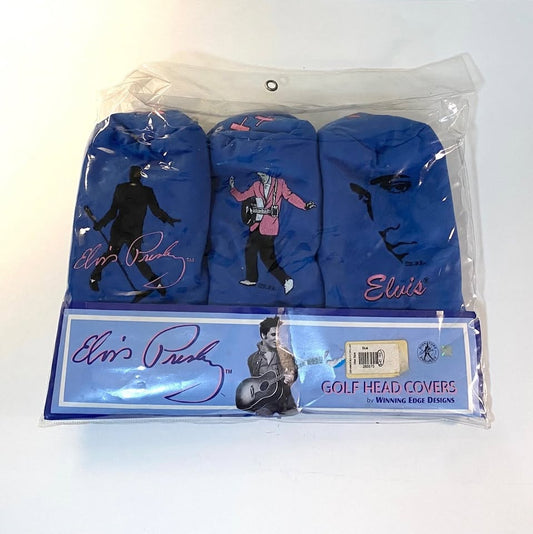 NEW Vintage Elvis Presley Golf Club Headcovers Set
