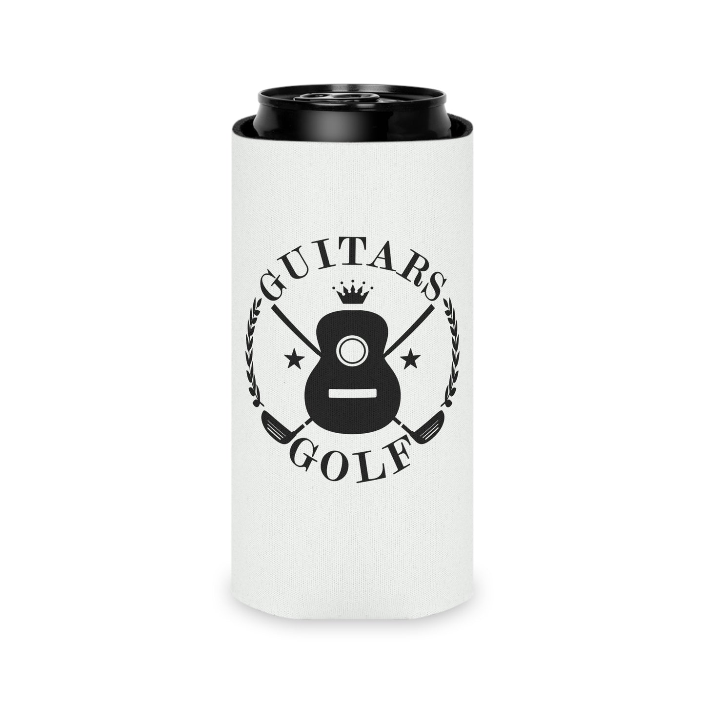 "Guitars and Golf" Logo Can Koozie (Slim & Reg)