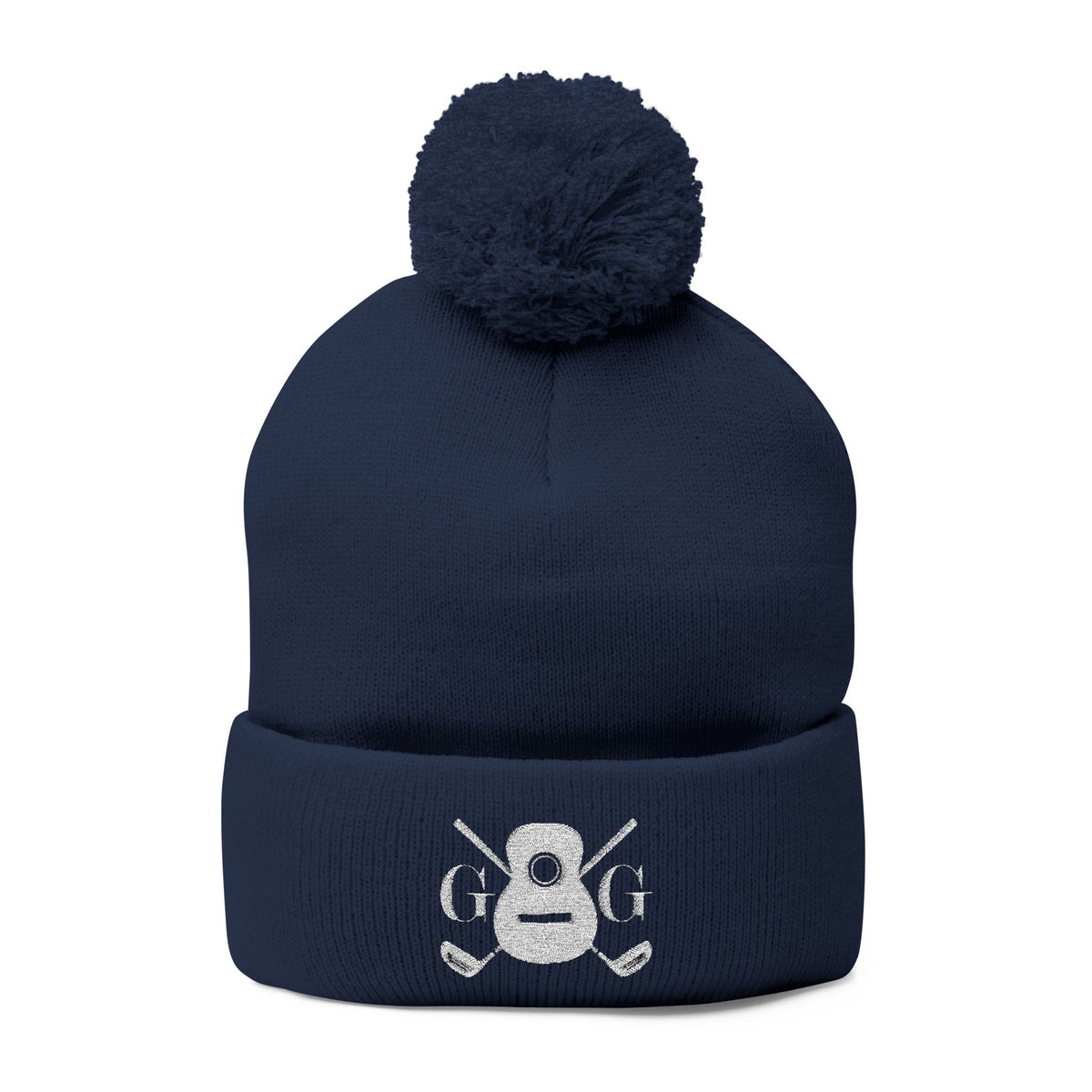 The "Ralphy" G&G Embroidered Pom-Pom Knit Cap
