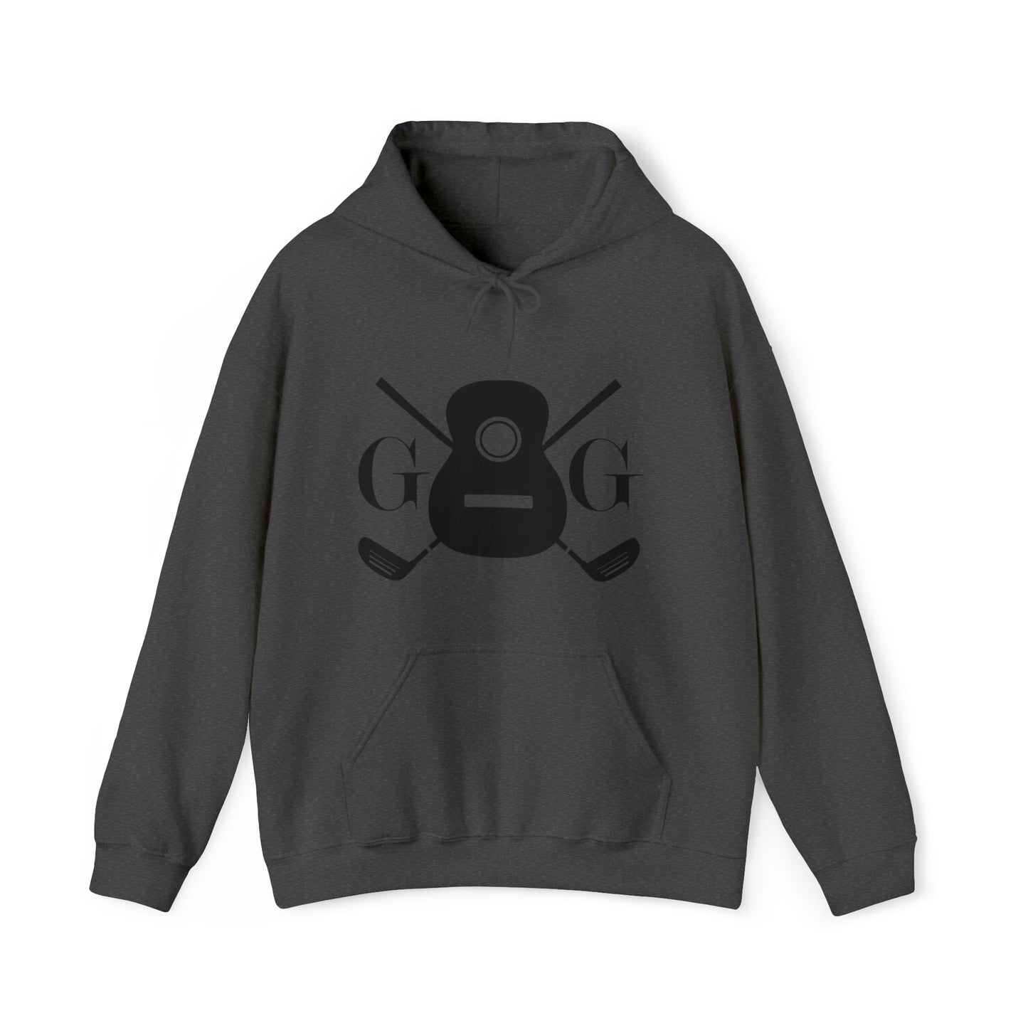 "GG" Logo Black on Your Color Choice Unisex Heavy Blend™ Hooded Sweatshirt