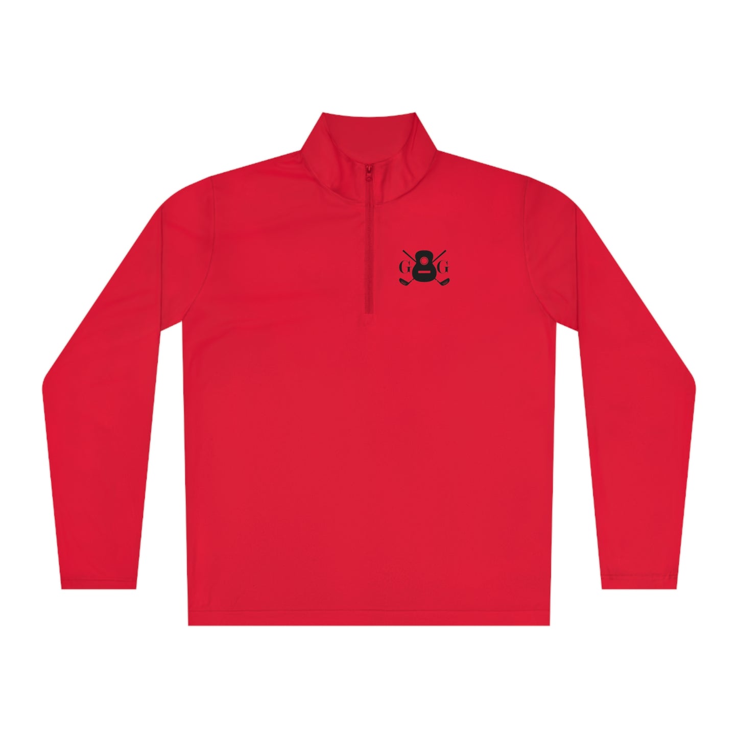 "GG" Black Logo Unisex Quarter-Zip Sport-Tek Pullover