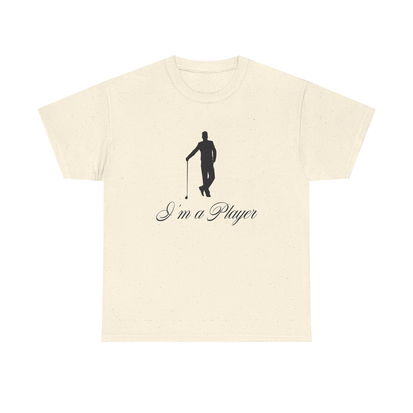 "I'm a Player" Golf Guy Black Logo Tee