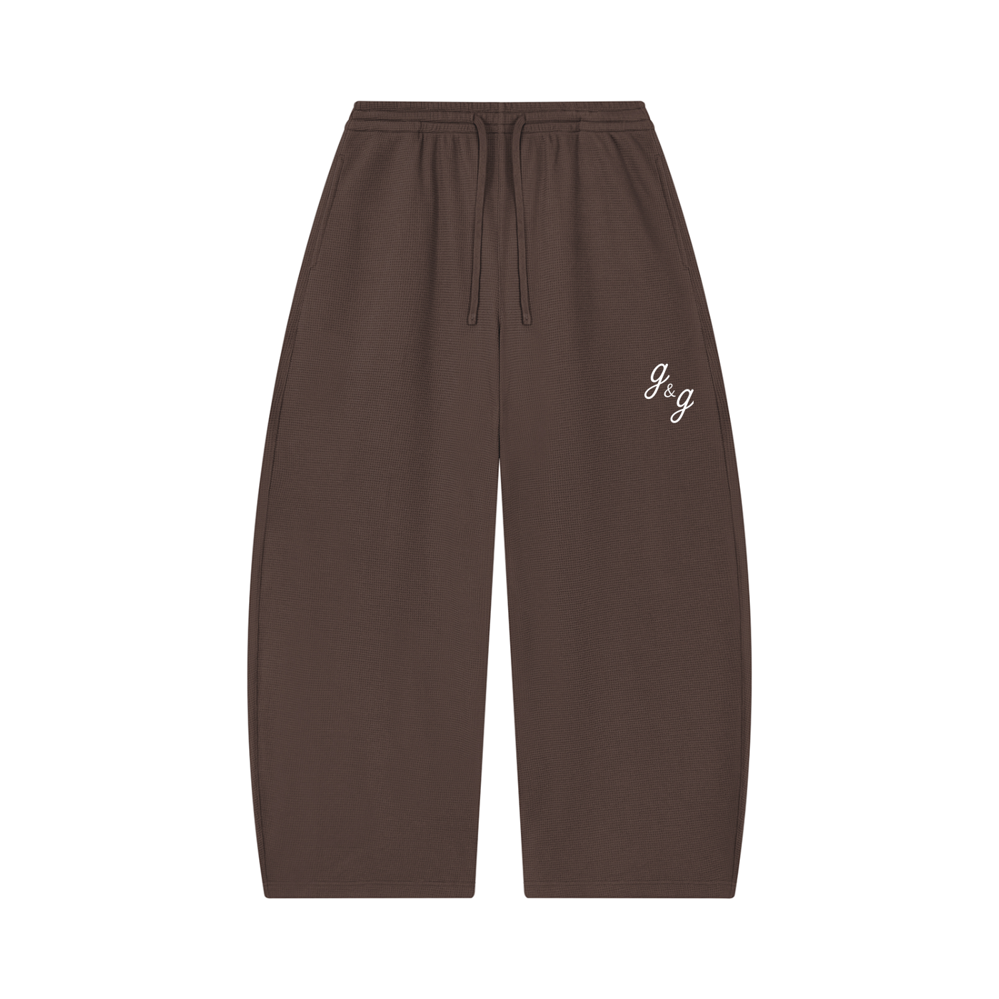 "Home Pants" g&g Waffle Barrel Sweat Pants