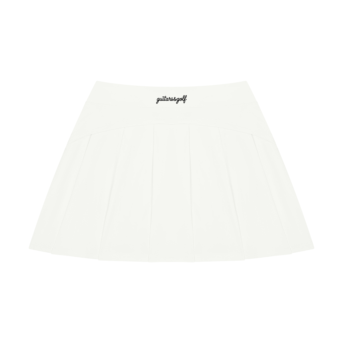 "Oh Honey Pleats" guitars&golf Ladies High Rise A-Line Skirt