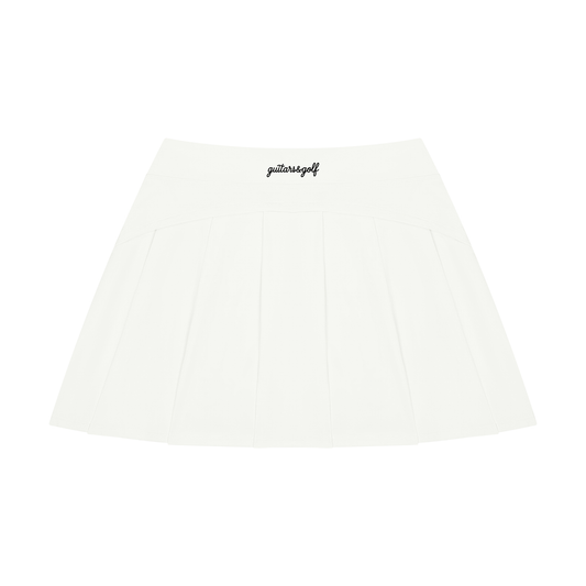 "Oh Honey Pleats" guitars&golf Ladies High Rise A-Line Skirt
