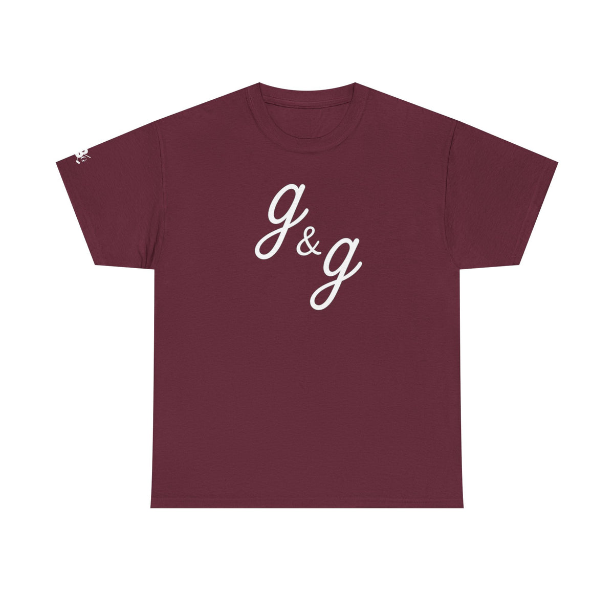 All Cotton g&g White Logo Plus Tee