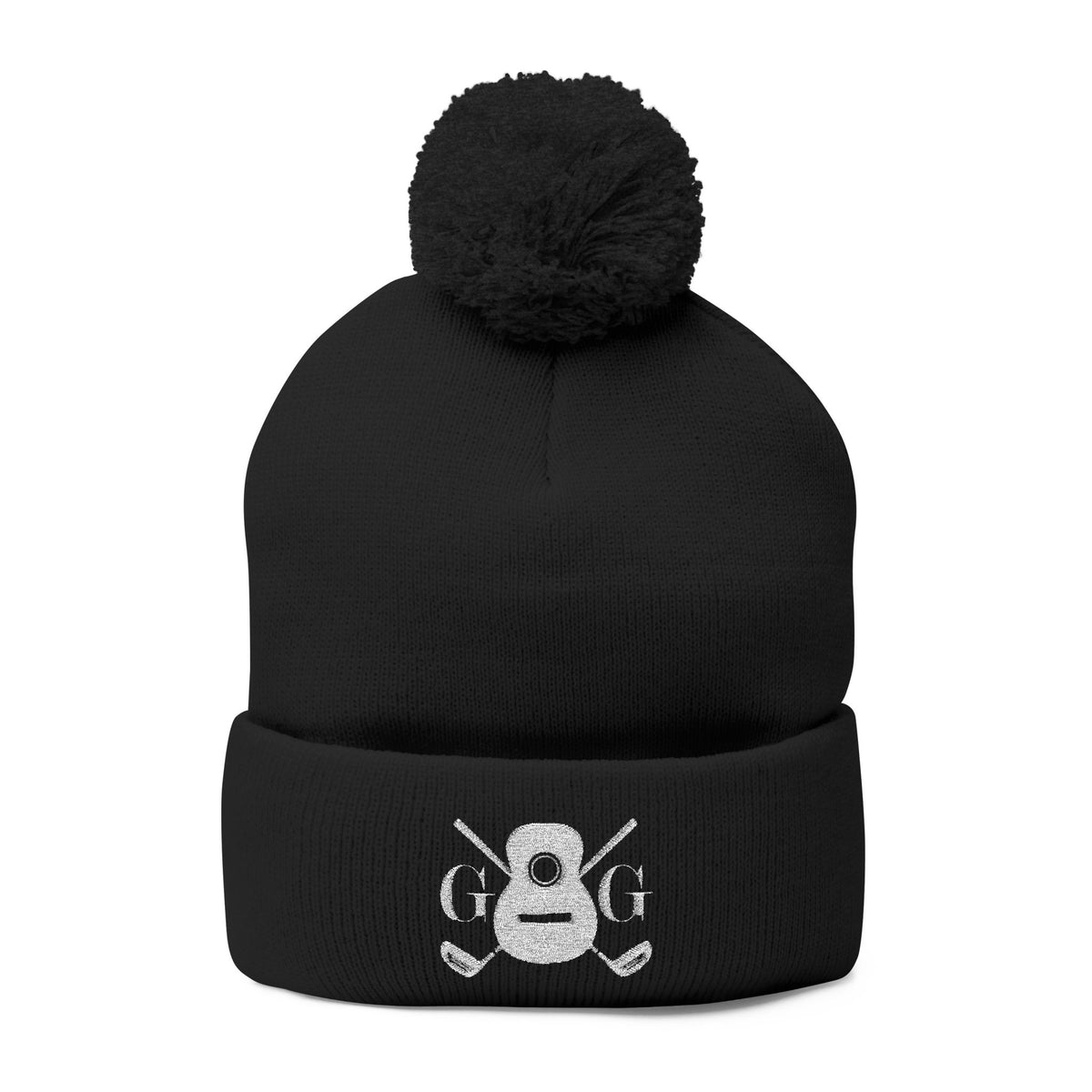 The "Ralphy" G&G Embroidered Pom-Pom Knit Cap