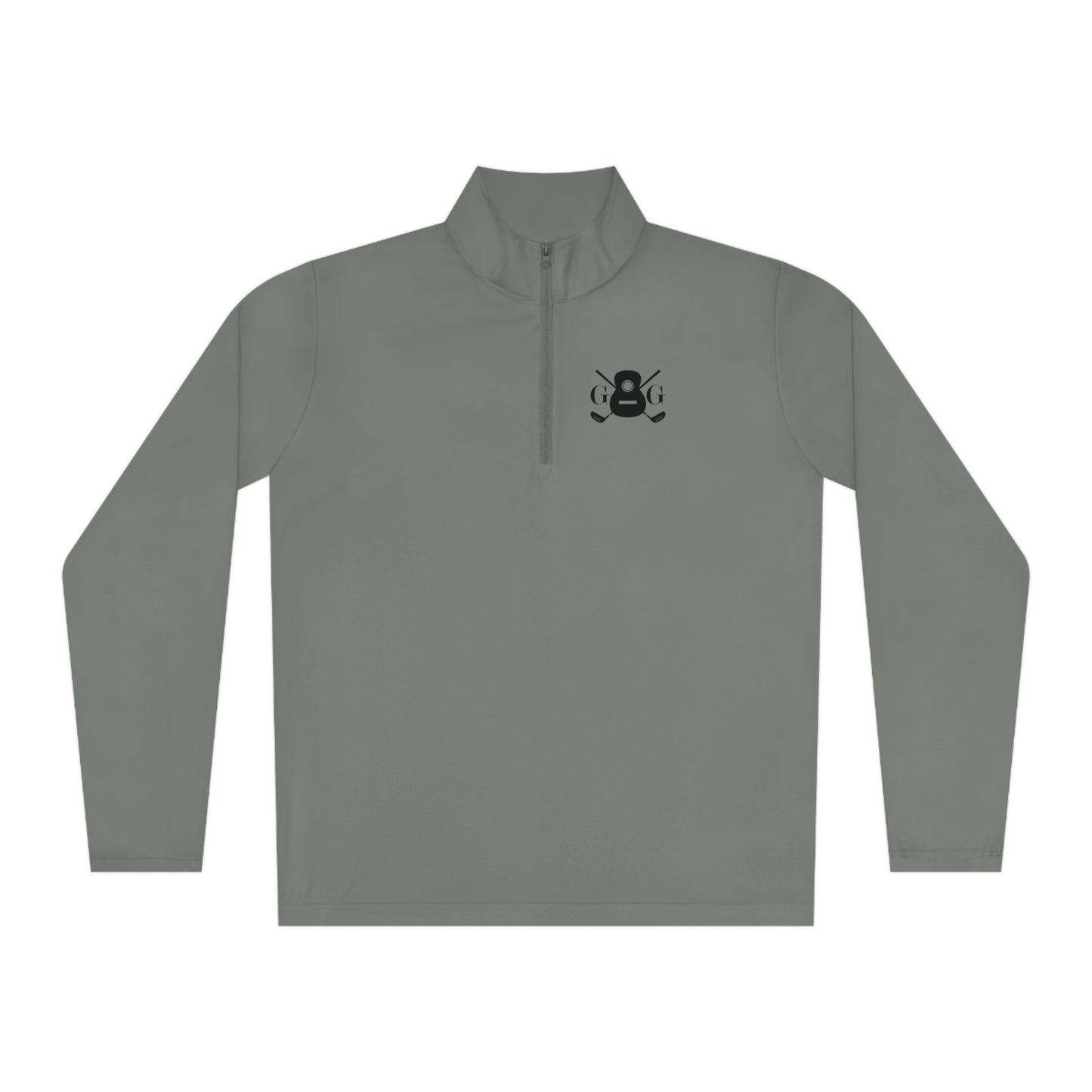 "GG" Black Logo Unisex Quarter-Zip Sport-Tek Pullover