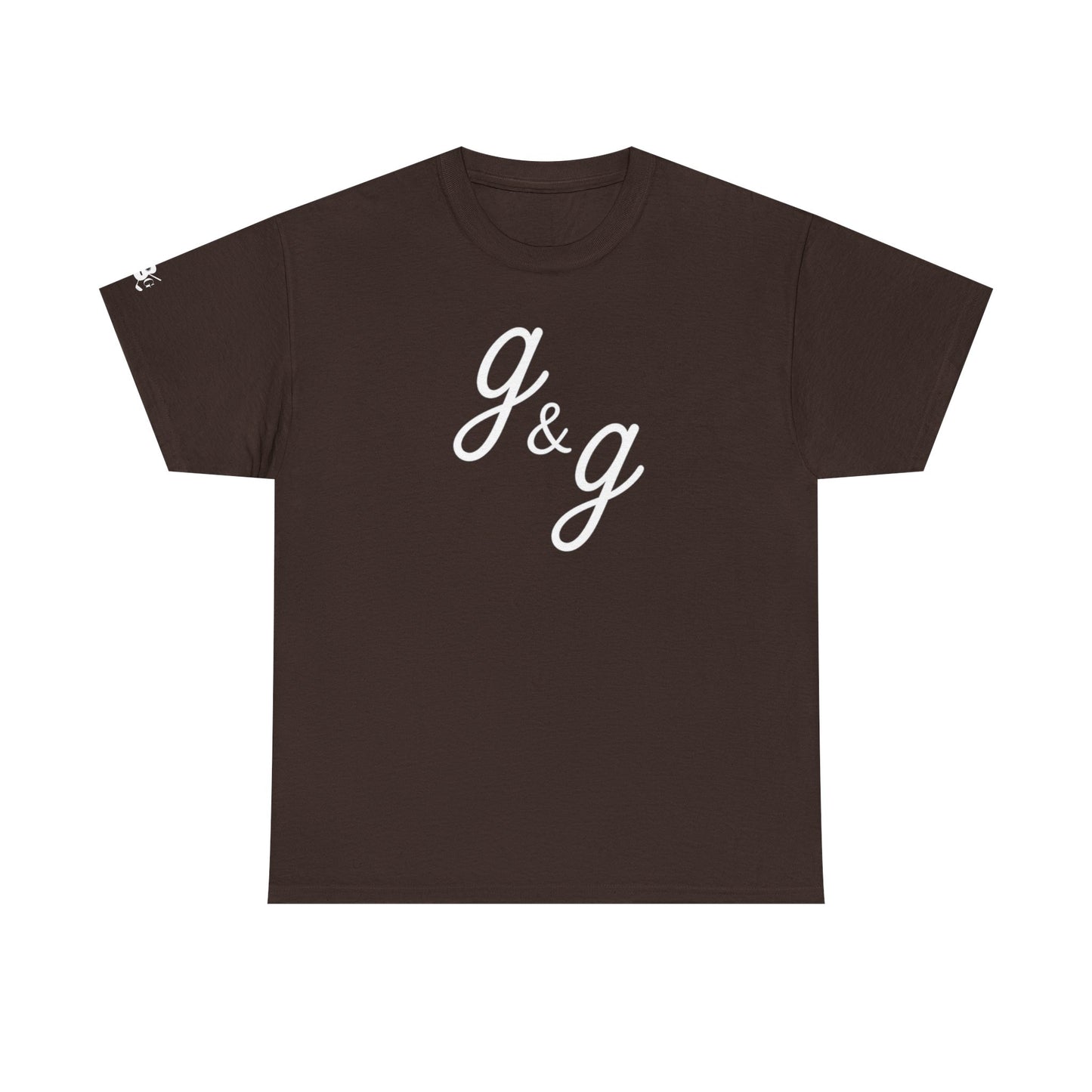 All Cotton g&g White Logo Plus Tee