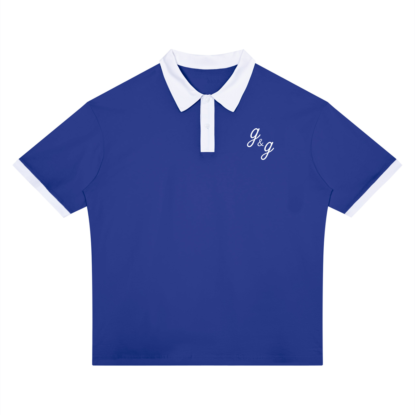 Unisex Color Block Polo Shirt
