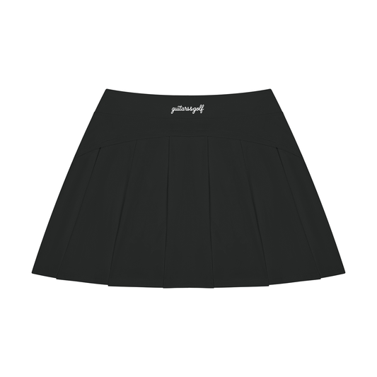 "Oh Honey Pleats" guitars&golf Ladies High Rise A-Line Skirt