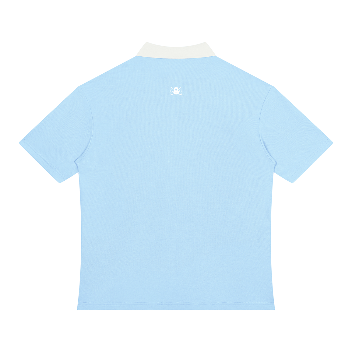 Unisex Color Block Quarter-Zip Polo Shirt