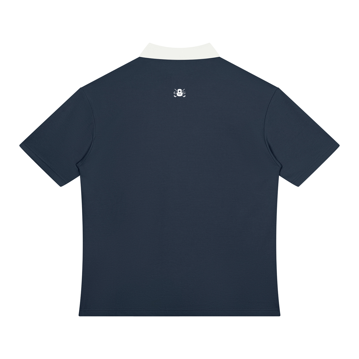 Unisex Color Block Quarter-Zip Polo Shirt