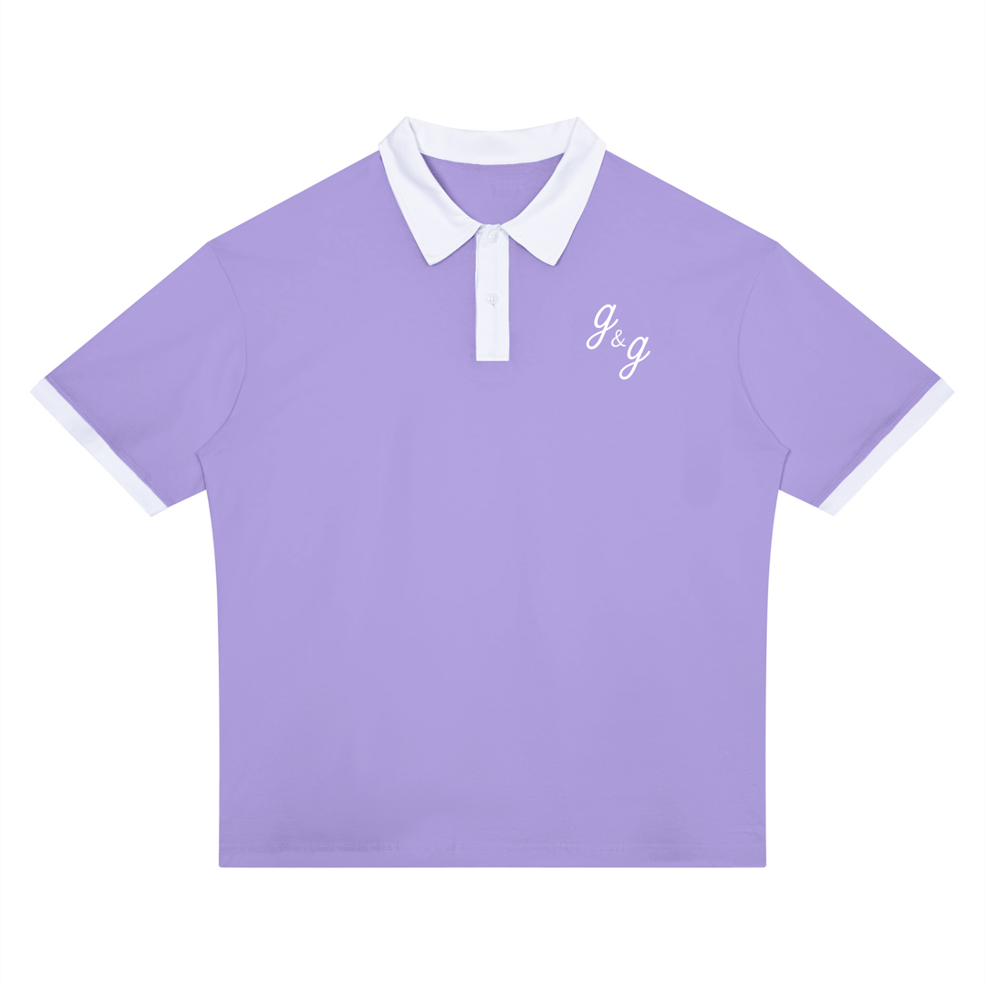 Unisex Color Block Polo Shirt