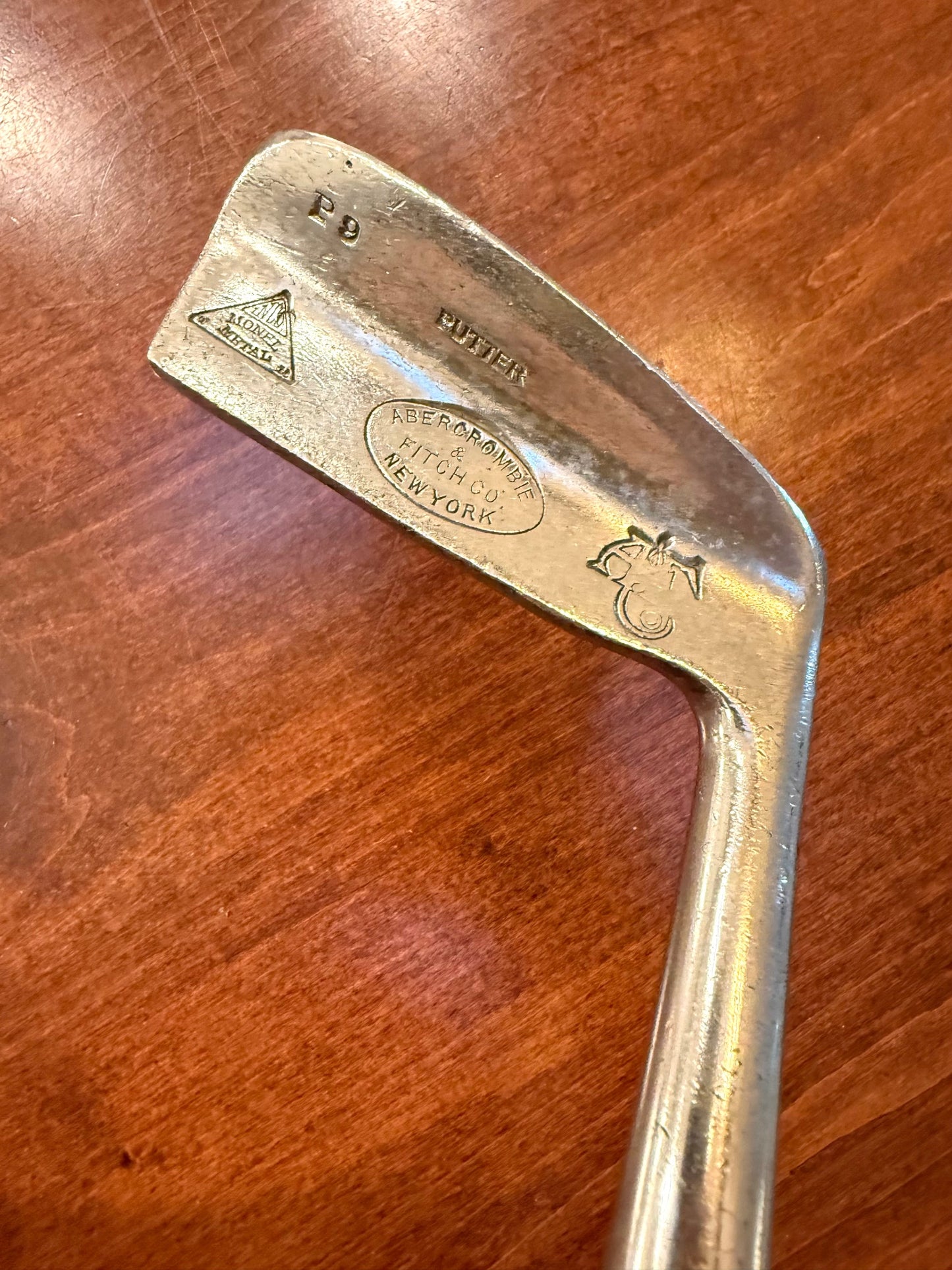 Vintage Early 1900's Amercrombie & Fitch Hickory Stick Putter.
