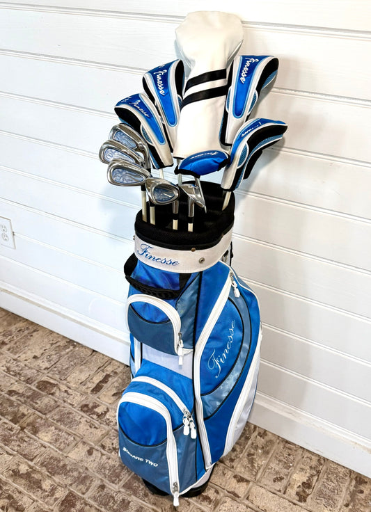 Ladies Finesse Set of Golf Clubs W/Bag & Extras