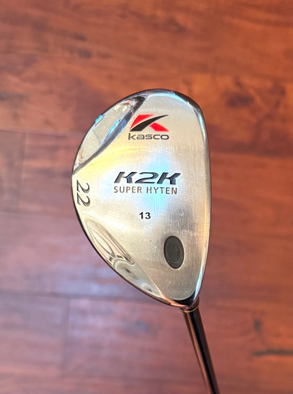 Kasco 22 K2K Super Hyten 13 Degree Hybrid NEW GRIP