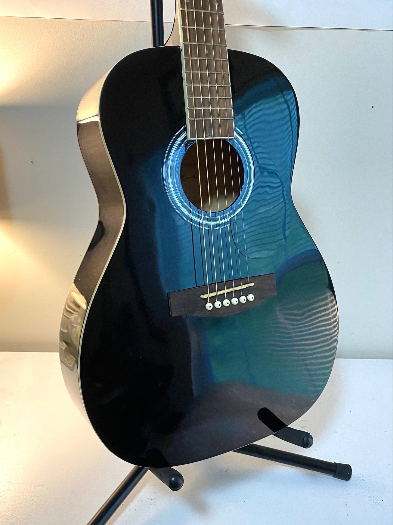 Jay Turser JJ43-BK 3/4 Size Black Acoustic Guitar