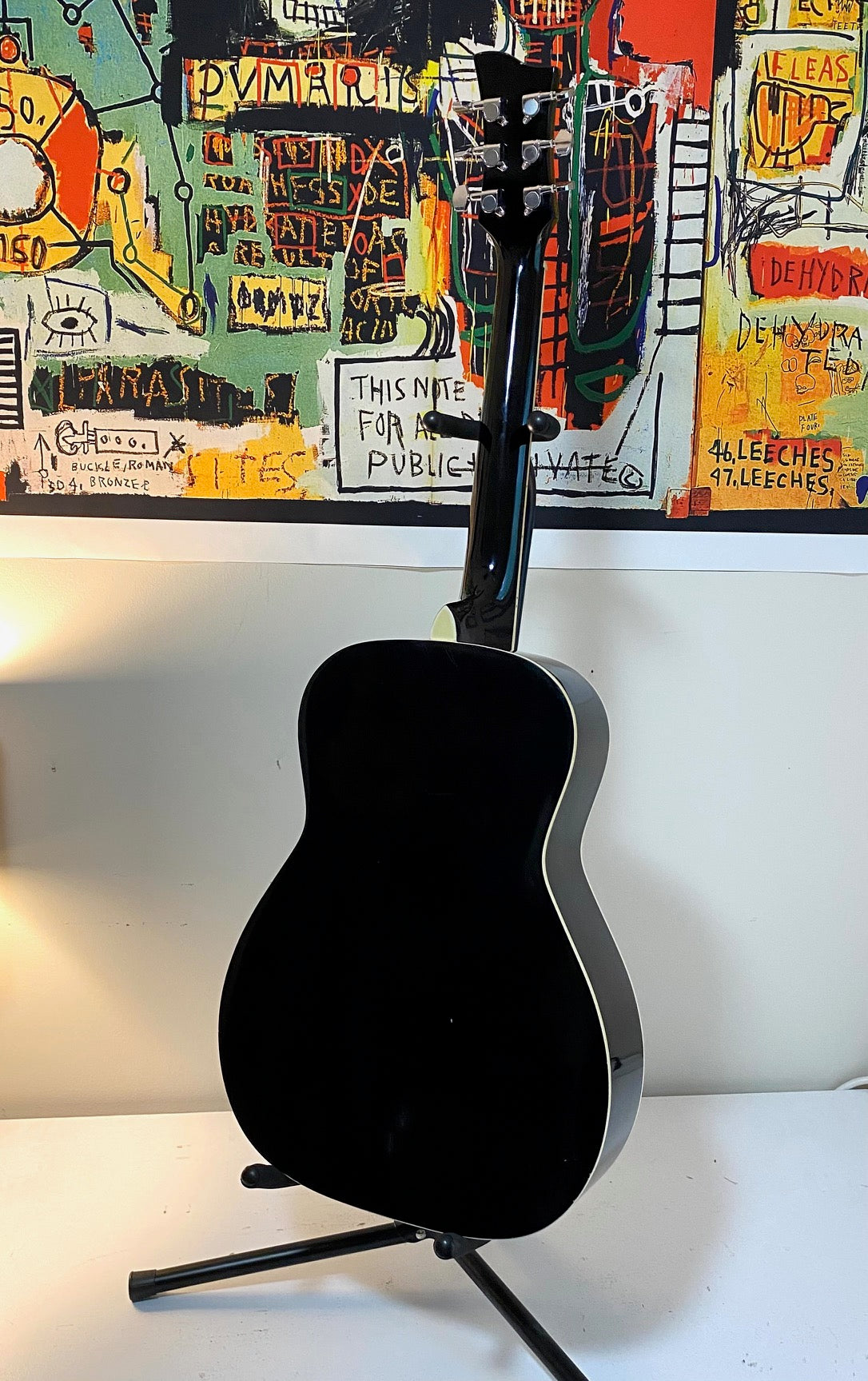 Jay Turser JJ43-BK 3/4 Size Black Acoustic Guitar