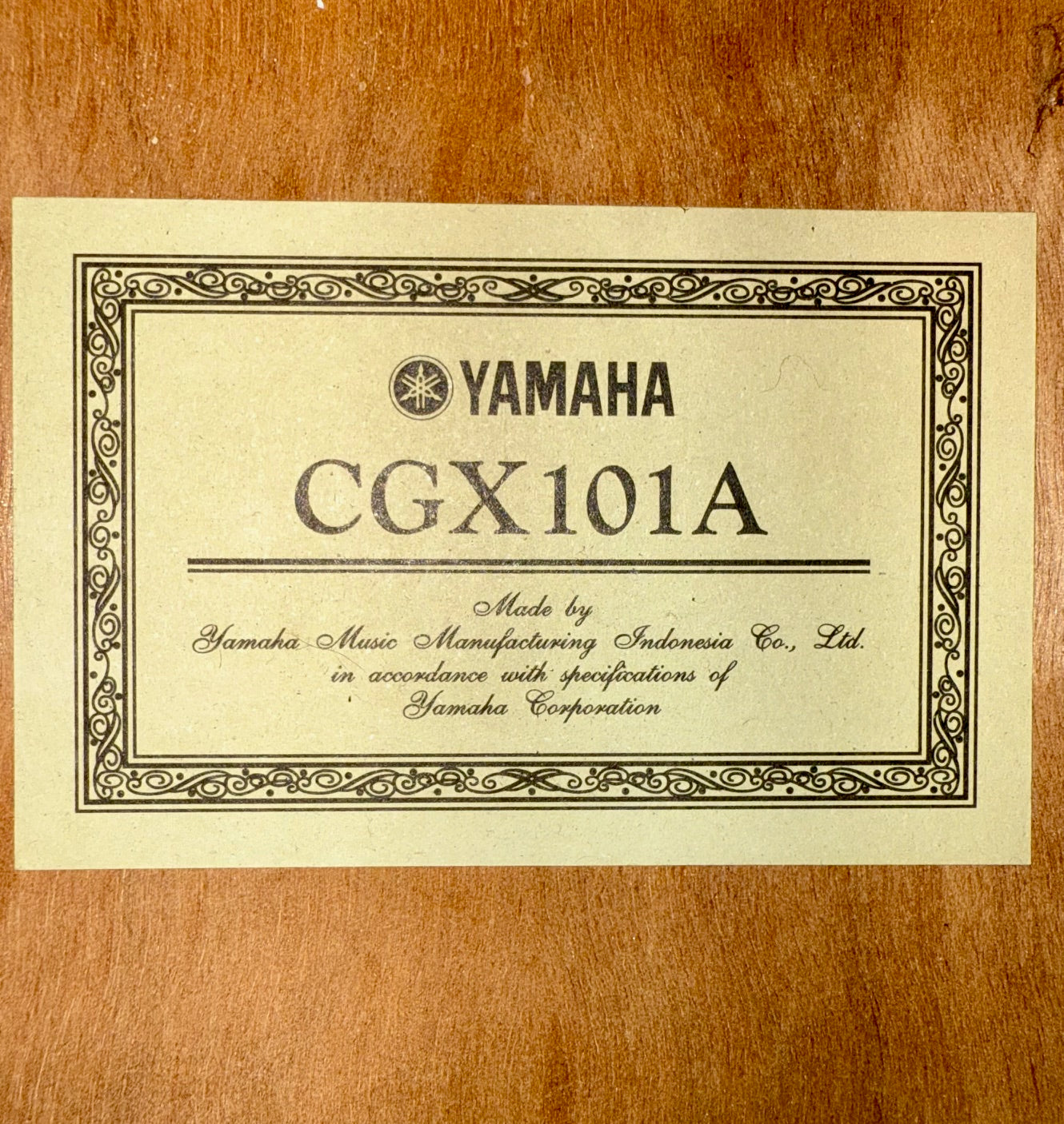 Yamaha CGX101A Acoustic Electric Classical Guitar