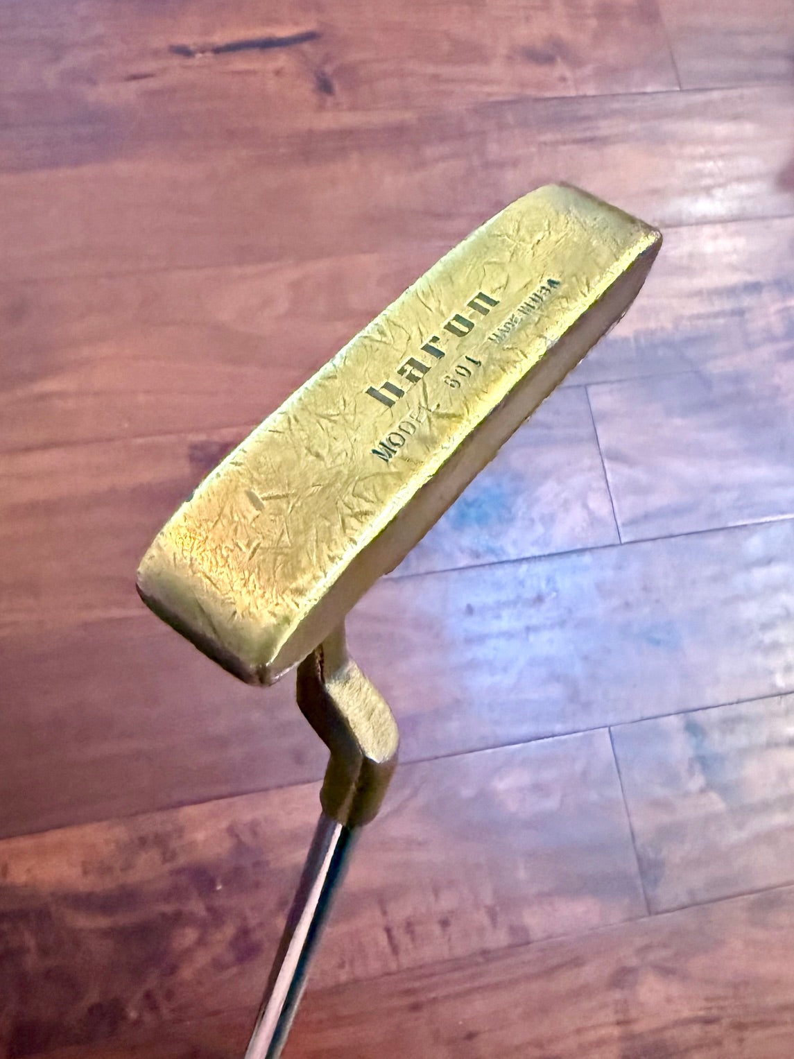 Vintage Baron Model 601 Copper Offset Putter NEW GRIP