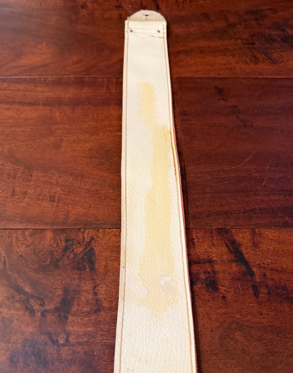 RARE Vintage Red ACE 1960's Peace & Doves Guitar Strap