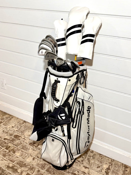 Titleist OS+/Rawlings/Adams Set Golf Clubs W/Bag NEW GRIPS