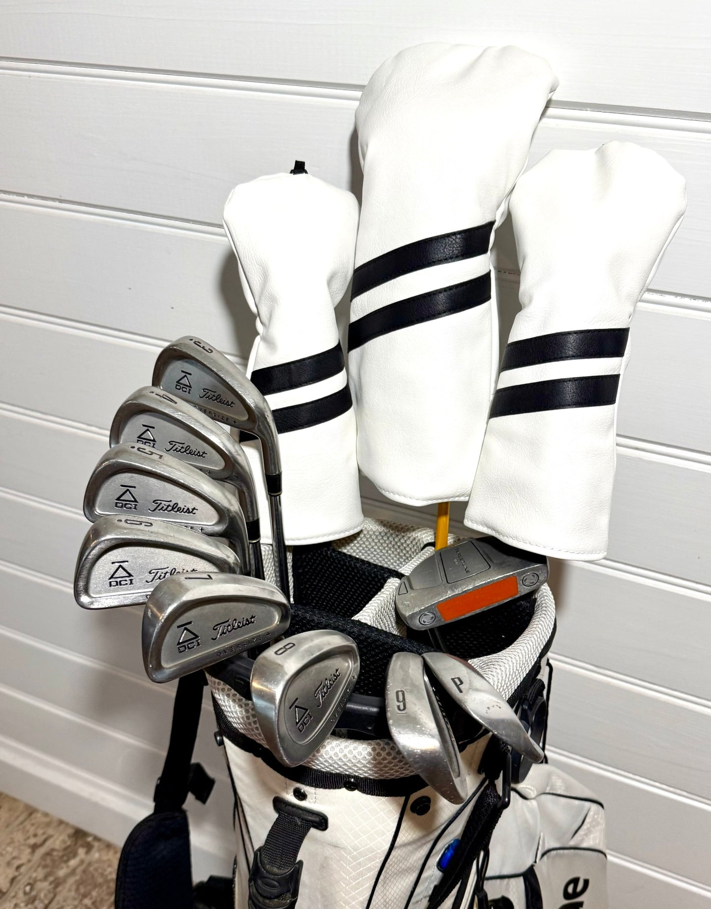 Titleist OS+/Rawlings/Adams Set Golf Clubs W/Bag NEW GRIPS