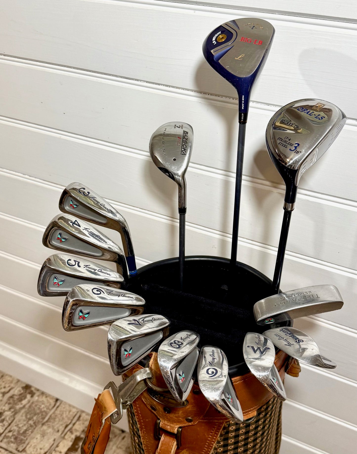 Ladies Petite Set of Golf Clubs. BUTTERFLY/HONMA/TOUR EDGE W/Bag & NEW GRIPS